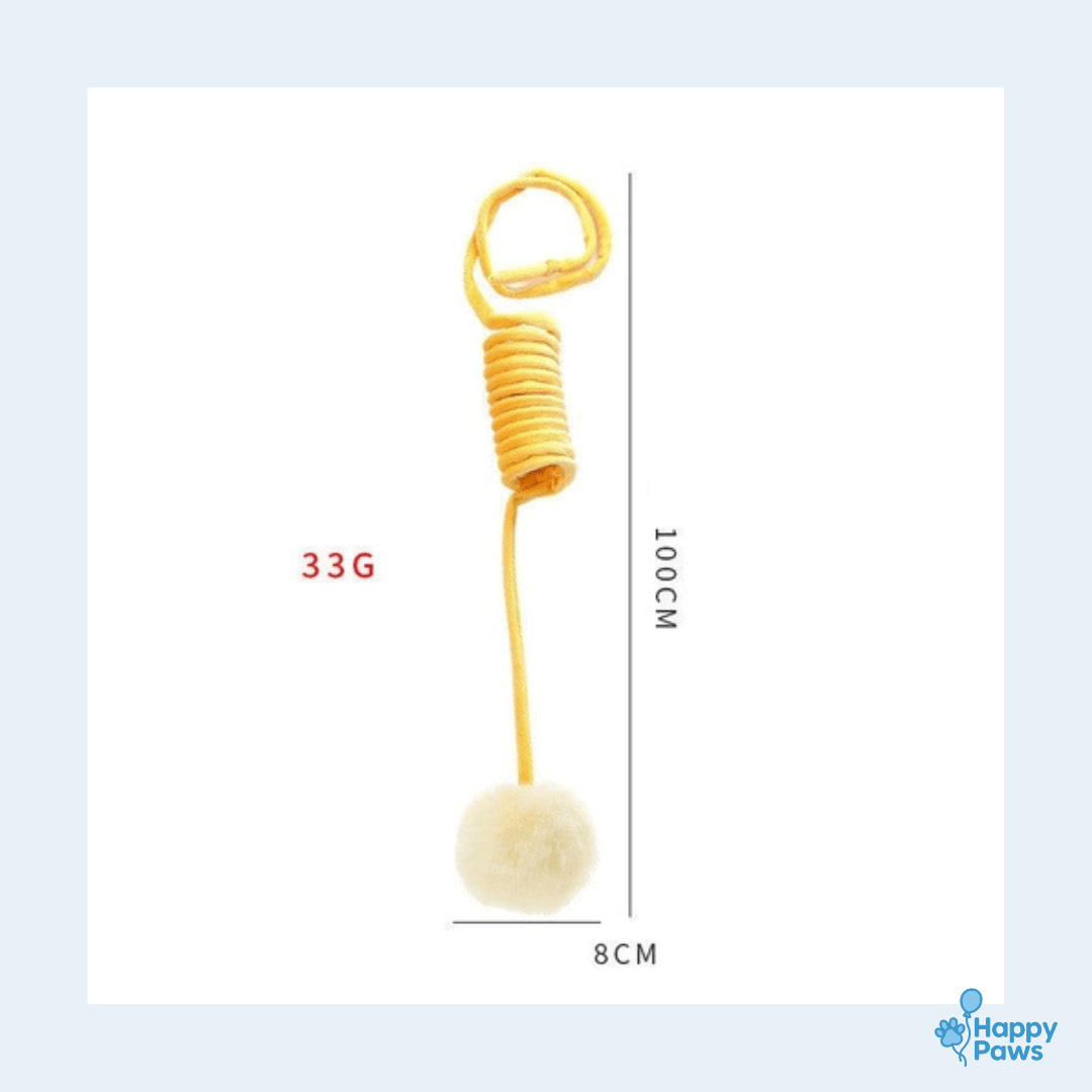 Bunny Spring Toy – Jouet Lapin à Ventouse - HappyPaws