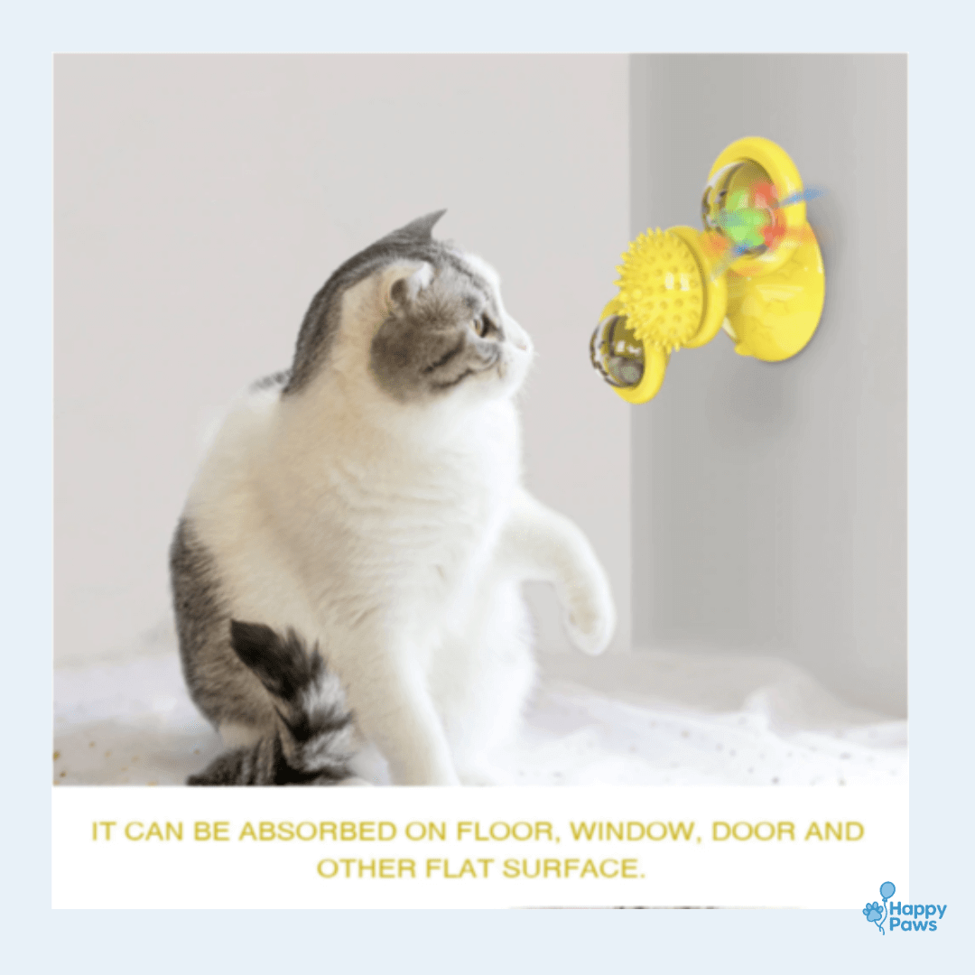 Cats Whirling LED Balls – Fun & Interactive Toy for Cats - HappyPaws