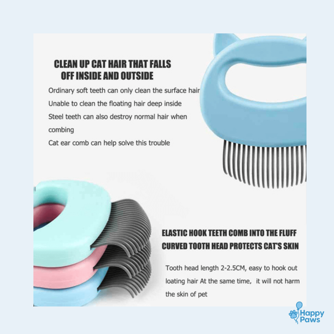 Pet Relax Brush – Brosse de Massage Anti - Poil Mort - HappyPaws