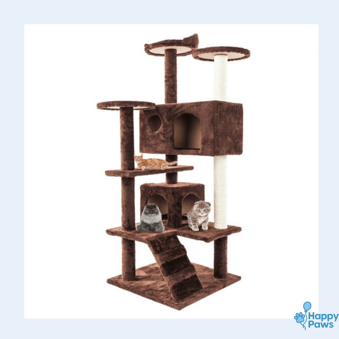 Sisal Climbing Tower – Tour à Grimper pour Chats - HappyPaws