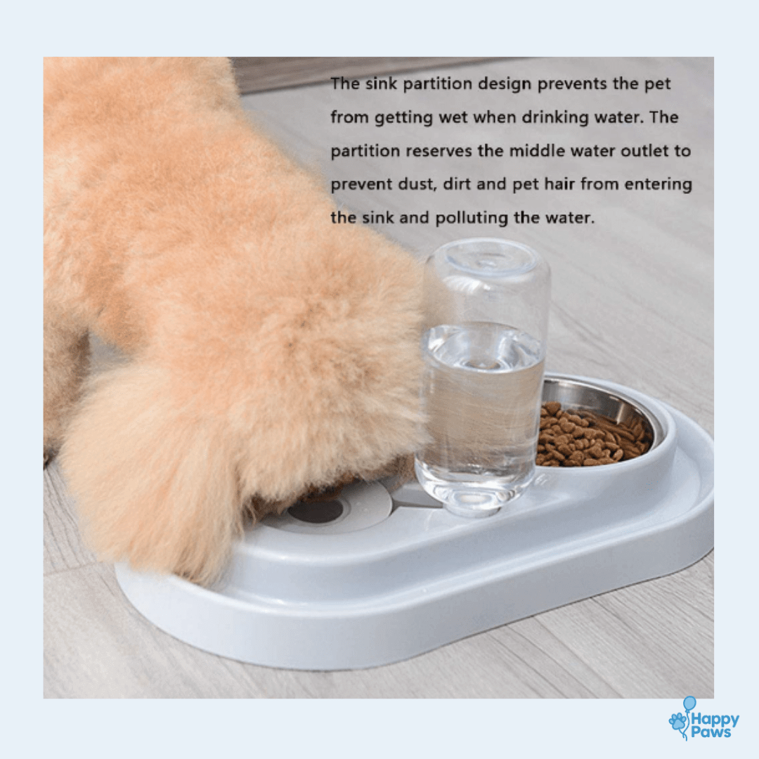 Smart Duo Bowl – Gamelle & Fontaine 2 - en - 1 - HappyPaws