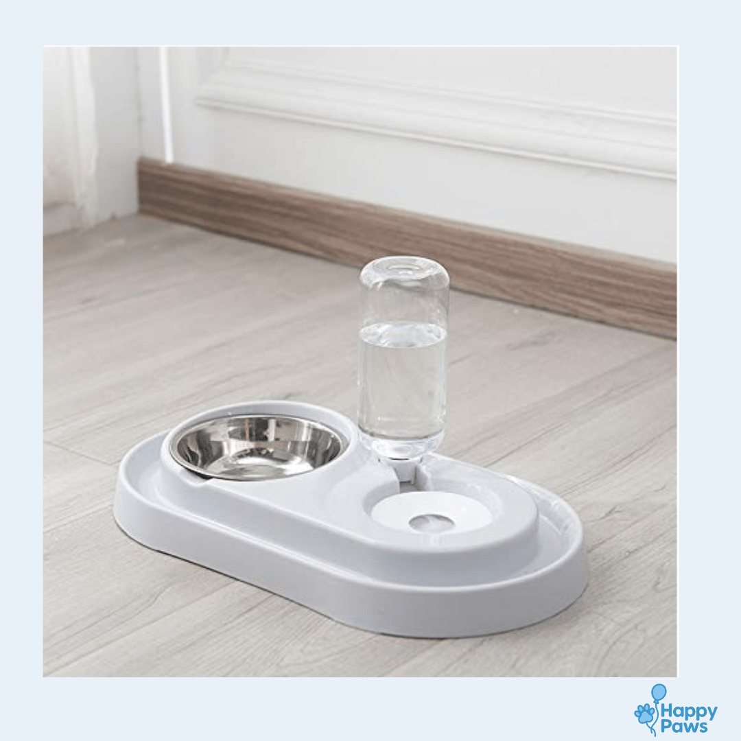 Smart Duo Bowl – Gamelle & Fontaine 2 - en - 1 - HappyPaws