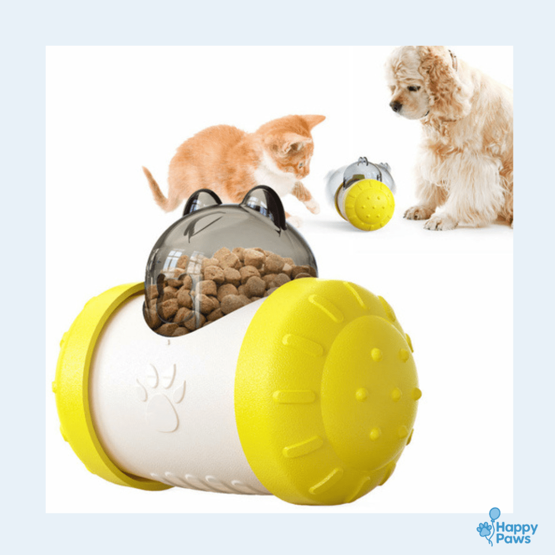 Treat Ball Fun – Balle Distributeur de Croquettes - HappyPaws