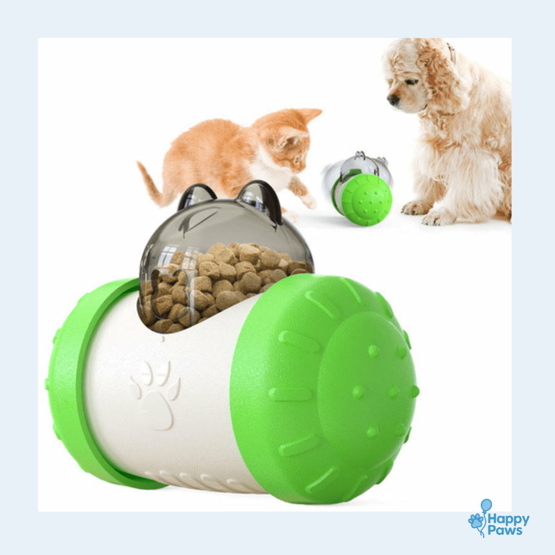 Treat Ball Fun – Balle Distributeur de Croquettes - HappyPaws
