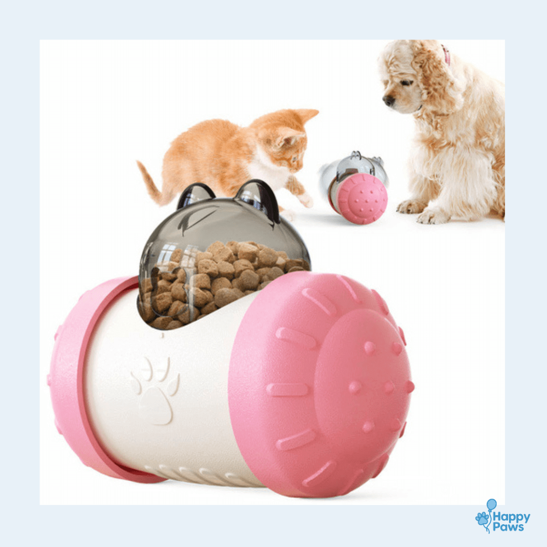 Treat Ball Fun – Balle Distributeur de Croquettes - HappyPaws
